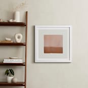 "Quatrain 3" - Art Print in Cranberry by Kamala Nahas - In a Room