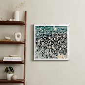 "Seaside #48" - Art Print in Ocean Green by Tal Paz-Fridman - In a Room