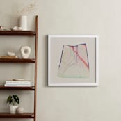 "Four Square II" - Art Print in Vibrant by Kamala Nahas - In a Room
