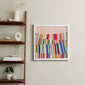 "All the Colors 2" - Art Print in Vintage Pink by melanie mikecz - In a Room