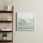 "Soft Landing" - Art Print in Lake by Debra Pruskowski - In a Room