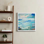 "Beach Day II" - Art Print in Aqua by Cristina Marie - In a Room