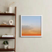 "Brooklyn Sky" - Art Print in Tangerine by Nature Inspired - In a Room