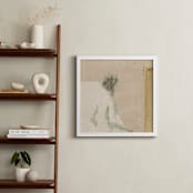 "Morning Light" - Art Print in neutral glow by Debra Pruskowski - In a Room