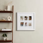 "Six Photo: Square Framed Photo" - Framed Photo in White by Olivia Kanaley Inman - In a Room