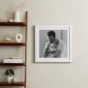 "The Big Picture: Father's Day Framed Photo" - Framed Photo in White by Minted - In a Room
