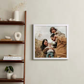 "The Big Picture: Father's Day Framed Photo" - Framed Photo in White by Minted - In a Room