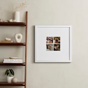 "Photo Strip: Square Framed Photo" - Framed Photo in White by Minted - In a Room
