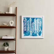 "Northern Flow 2" - Art Print in Turquoise by Kerry Doyle - In a Room