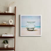 "8th Street Tower" - Art Print in Coastal Blue by Shannon Howard - In a Room