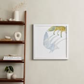 "Fox Shadow" - Art Print in shadow grey by Natalie Groves - In a Room