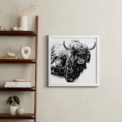 "Below Zero" - Art Print in Black and White by Leslie Le Coq - In a Room