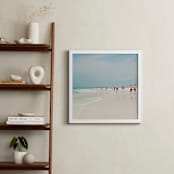 "White Sand" - Art Print in Light Blue by ALICIA BOCK - In a Room