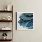 "Sky Pebbles 5" - Art Print in Sea blue by Jenny Phillips - In a Room