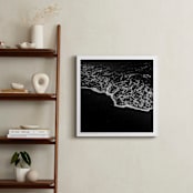 "Obsidian Tide 2" - Art Print in Obsidian by Kamala Nahas - In a Room