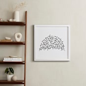 "You Are My Rising Sunshine" - Art Print in Black by Dean Street - In a Room