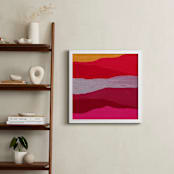 "reverse shades" - Art Print in magenta by Baumbirdy - In a Room