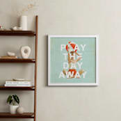"Play The Day Away" - Art Print in Antique Teal by Heather Landis - In a Room