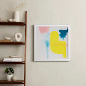 "Sometimes I Wish Beginnings Were Ends" - Art Print in Yellow by Jaime Derringer - In a Room