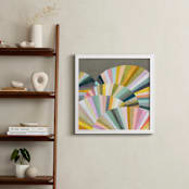"Fan Out" - Art Print in White by melanie mikecz - In a Room
