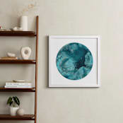 "Gemini Moon" - Art Print in Teal Gem by Emily Magone - In a Room
