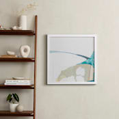 "Papers No. 26.2" - Art Print in Aqua Blue by Erin McCluskey Wheeler - In a Room