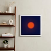 "Sun in the dust. Variations 43" - Art Print in Purple and Orange Sunset by Arash Fattahi Acosta - In a Room