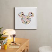 "Mickey's Garden" - Art Print in Peony by Leah Bisch - In a Room