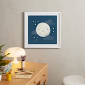 "Goodnight moon" - Art Print in Night Sky by Annie Holmquist - In a Room