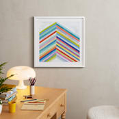 "Converge" - Art Print in Rainbow by melanie mikecz - In a Room