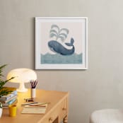 "Whale" - Art Print in Sea by Elly - In a Room