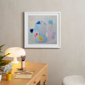 "Snow White" - Art Print in Sky Blue by Shina Choi - In a Room