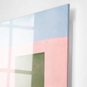 "Playground II" - Art Print in Blush by Kamala Nahas - Close-up