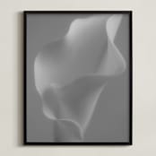 "Memory" - Art Print in Pearly Grey by MG Vander Elst - Framed