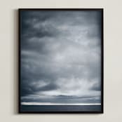 "moody blues 1" - Art Print in indigo by Kamala Nahas - Framed