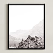 "Little Island" - Art Print in Stone by Jamie Lollback - Framed