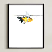 "Go Big" - Art Print in June by Deborah Chou - Framed