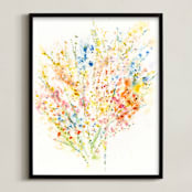 "Remember Me" - Art Print in Petal by Lindsay Megahed - Framed