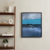 "Interrupted Lake Landscape" - Art Print in Lake by Allison Belolan - In a Room