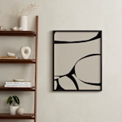 "Obscure Sonder" - Art Print in Putty by Deborah Velasquez - In a Room
