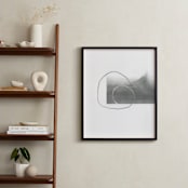 "Abstract drawings I" - Art Print in White by Kirsta Benedetti - In a Room