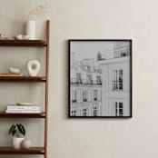 "Parisian Rooftops" - Art Print in French Gray by Lindsay Ferraris Photography - In a Room
