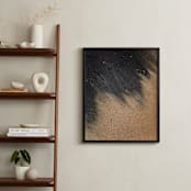 "Black Sand II" - Art Print in Onyx by Karly Rose Sahr - In a Room