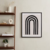 "Arcs I" - Art Print in Blush by Iveta Angelova - In a Room