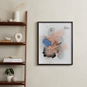 "Divide #2" - Art Print in Glacial Reflection by Christine Olmstead - In a Room