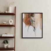 "After the Bath II" - Art Print in burnt sienna by Patricia Robitaille - In a Room