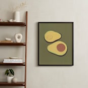 "avocado" - Art Print in Hass Green by Elliot Stokes - In a Room