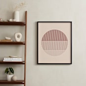"Soleil" - Art Print in Brick by Fresh Letter Studio - In a Room