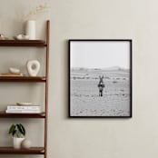 "I'm watching you" - Art Print in Black and White by Claudia Orengo - In a Room