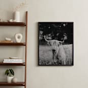 "Annie Moffat" - Art Print in Grey by Amy Carroll - In a Room